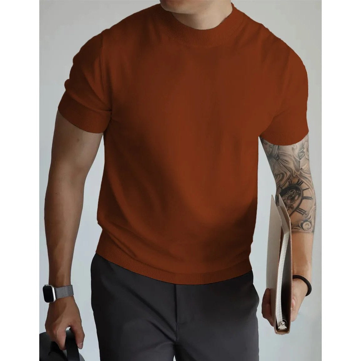 American cotton summer casual t-shirt