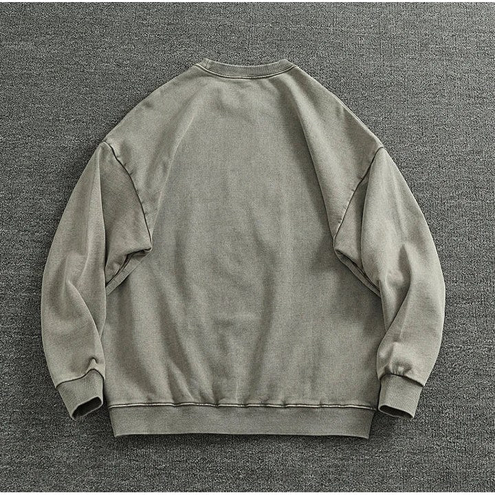 American retro oversized sweater