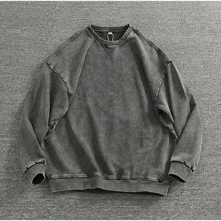American retro oversized sweater