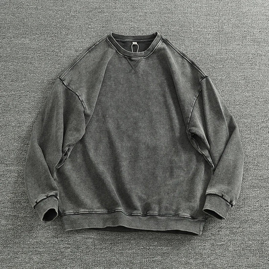 American retro oversized sweater