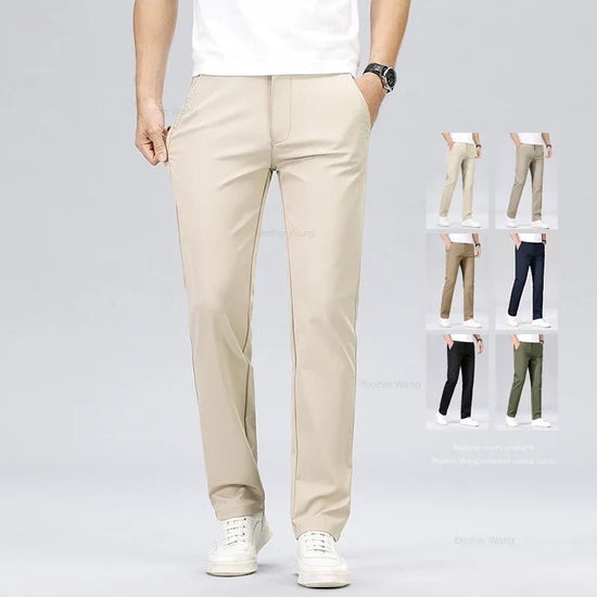 Anti-wrinkle casual premium trousers