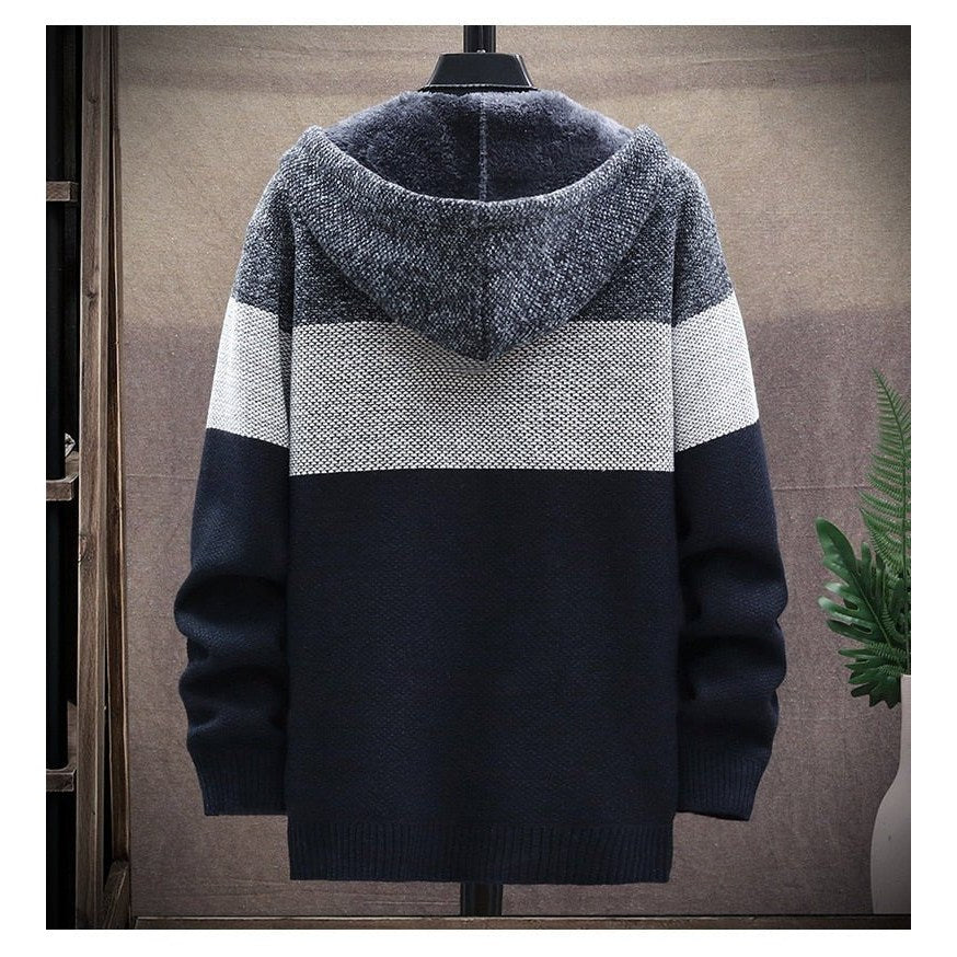 Autumn Hooded Patchwork Jacket