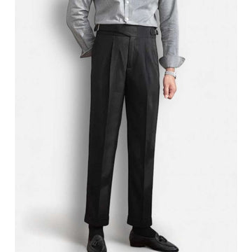 Autumn italian high-waist trousers