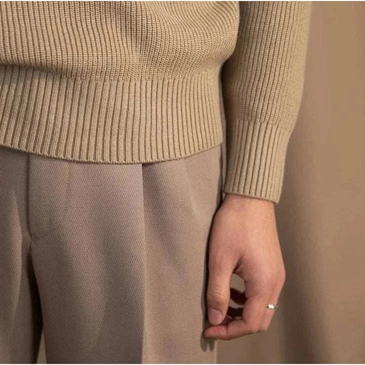 Autumn warm wool sweater