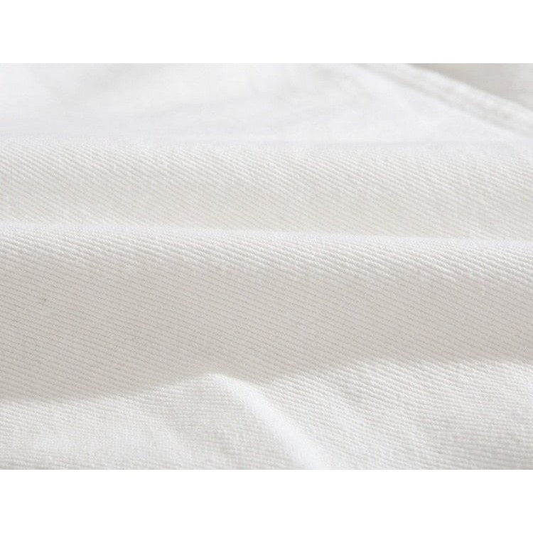 Autumn White Denim Jacket