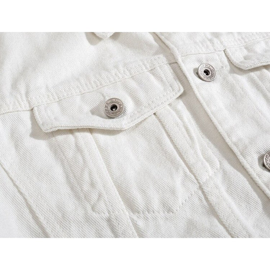 Autumn White Denim Jacket