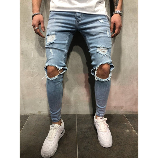Blue Ripped Jeans