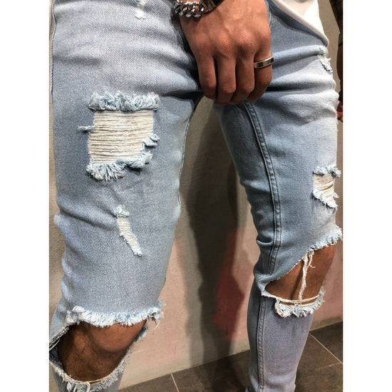 Blue Ripped Jeans