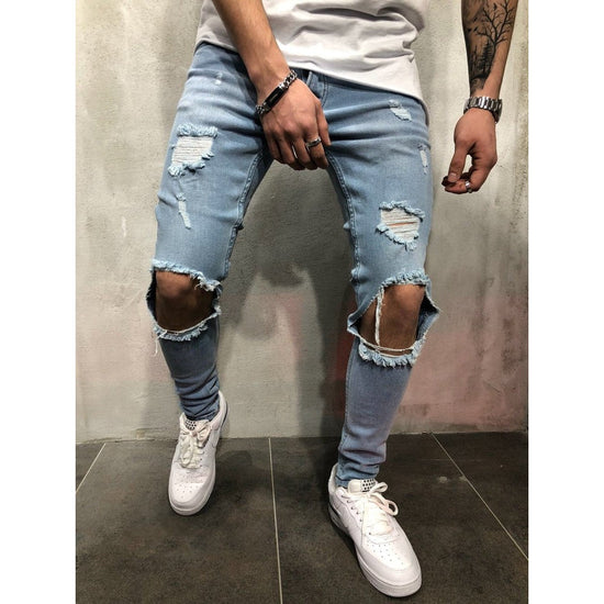 Blue Ripped Jeans
