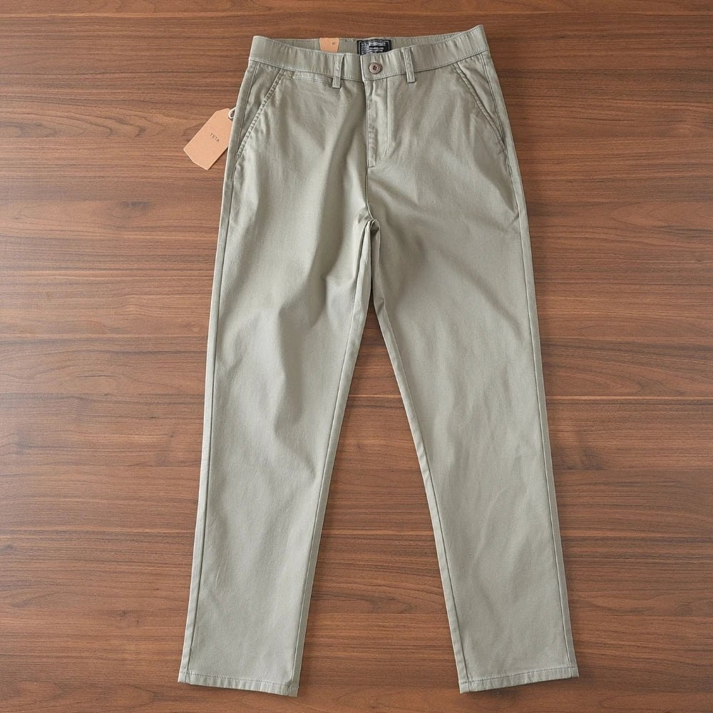 British casual chinos