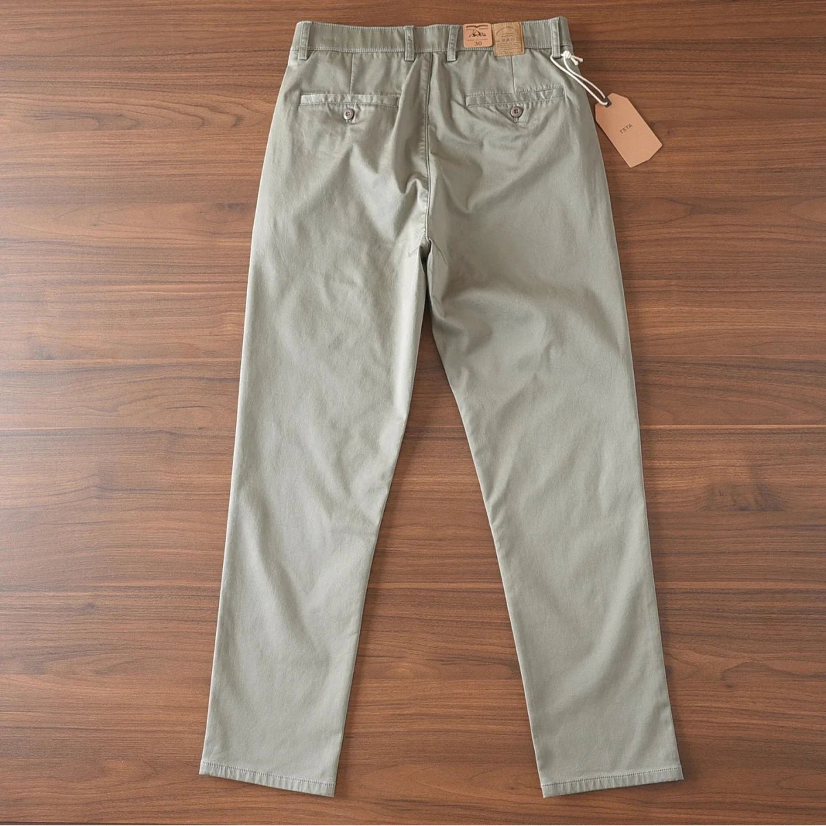 British casual chinos