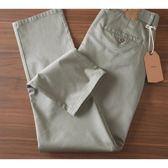British casual chinos