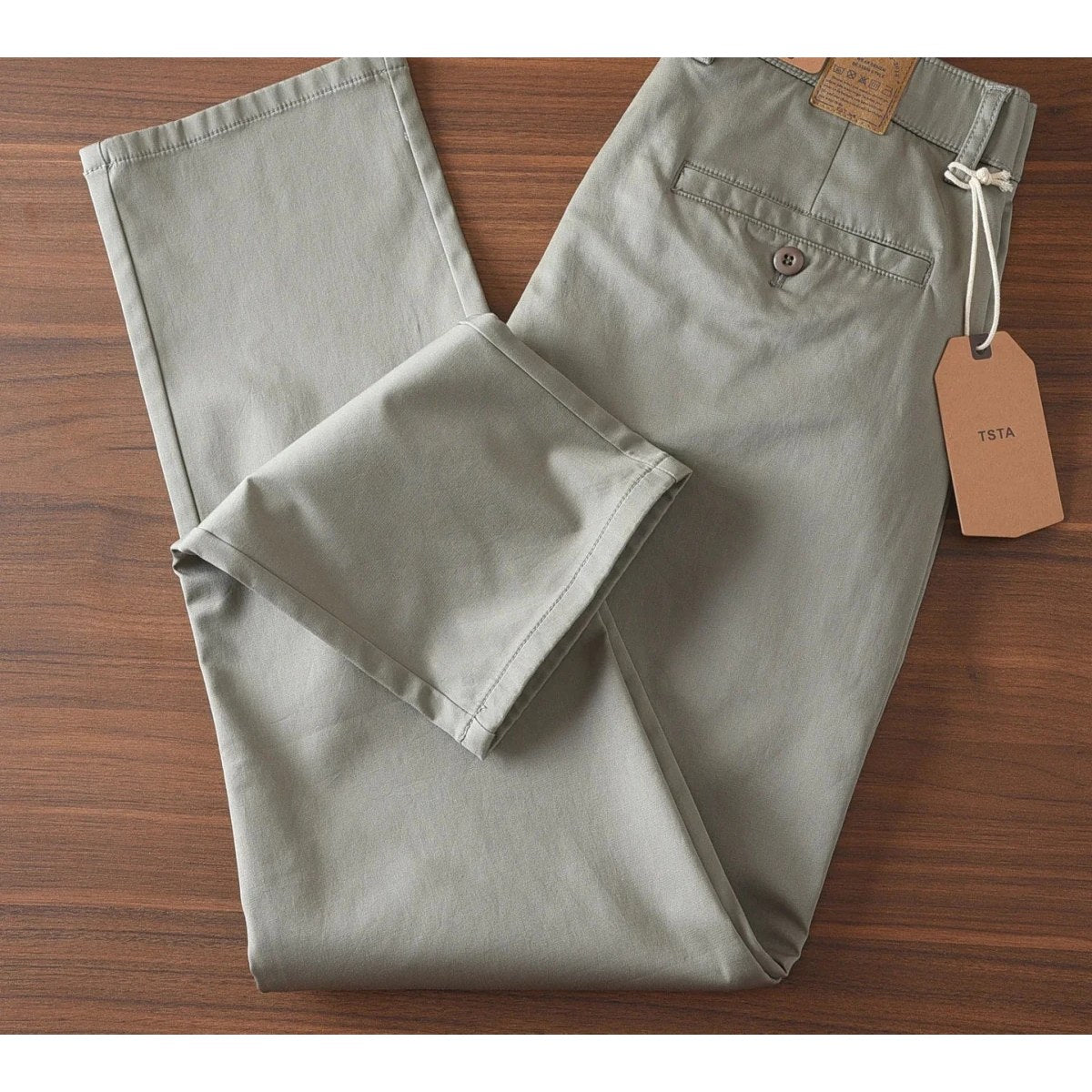 British casual chinos