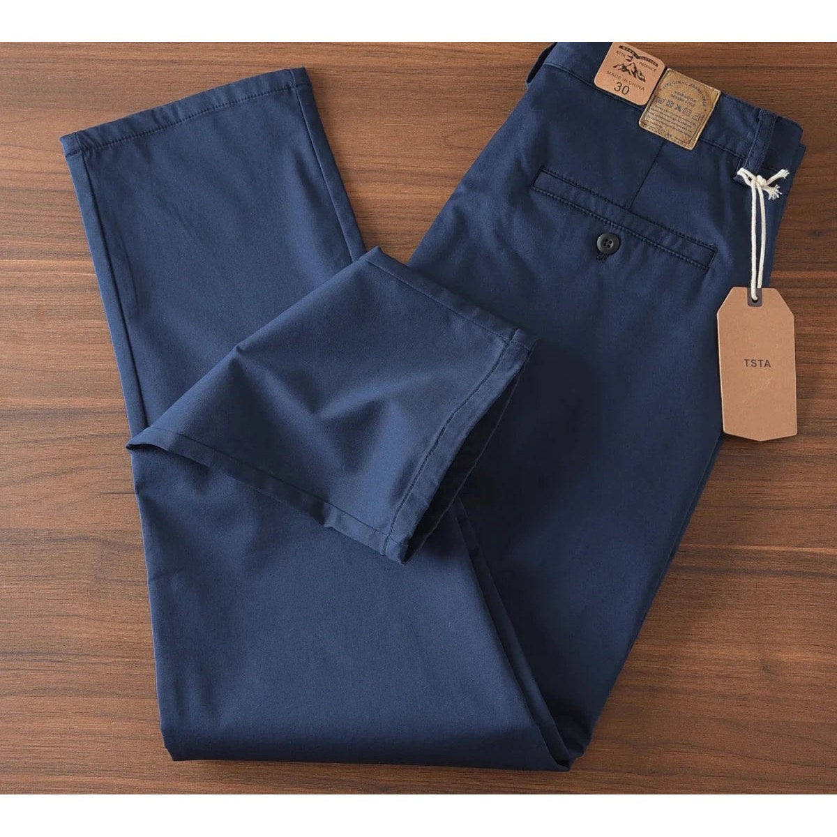 British casual chinos