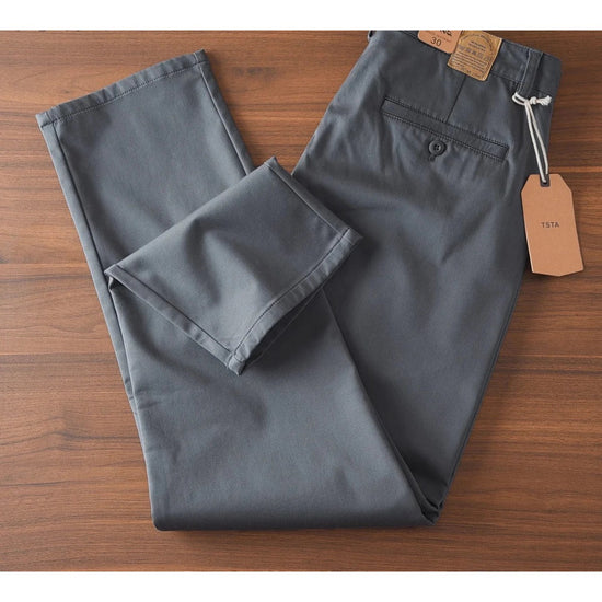British casual chinos