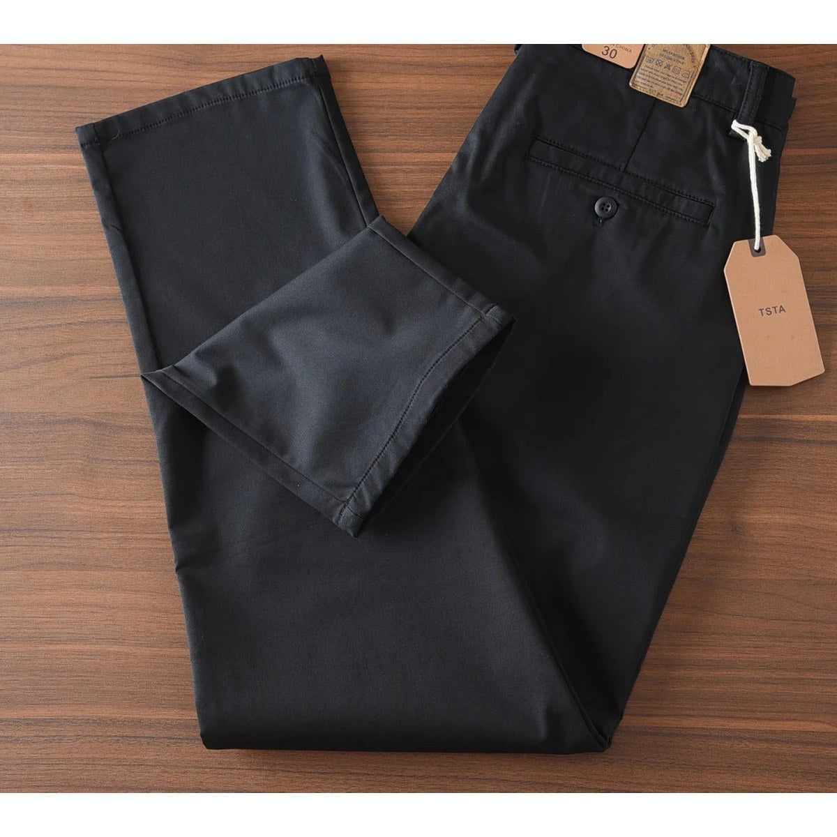 British casual chinos
