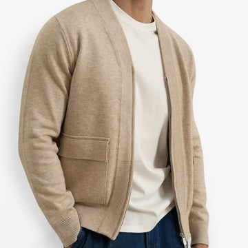 British pullover old money cardigan
