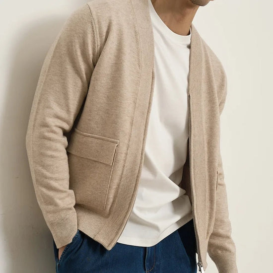 British pullover old money cardigan