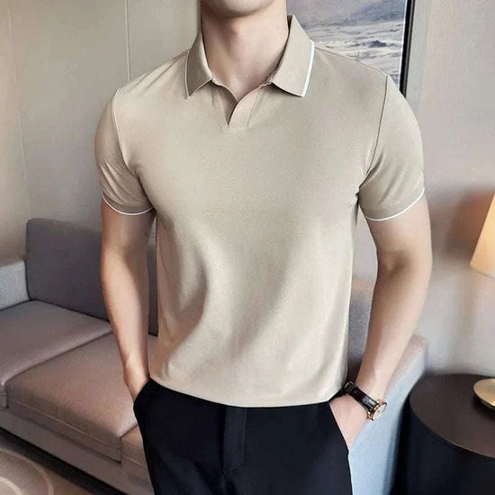 British slim-fit summer polo shirt
