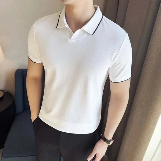 British slim-fit summer polo shirt