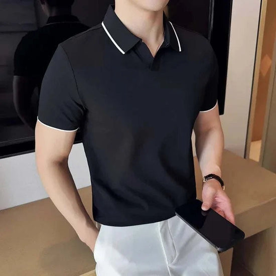 British slim-fit summer polo shirt