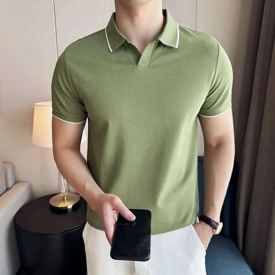 British slim-fit summer polo shirt