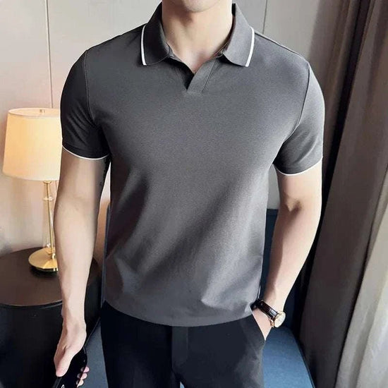 British slim-fit summer polo shirt