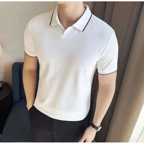 British slim-fit summer polo shirt