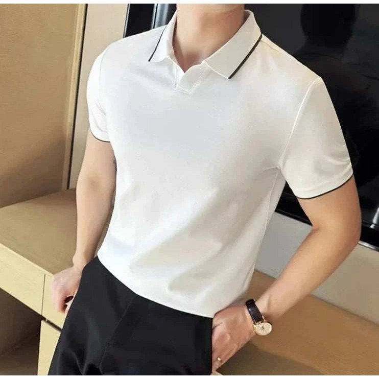 British slim-fit summer polo shirt