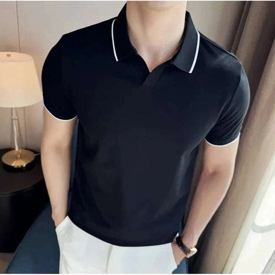 British slim-fit summer polo shirt