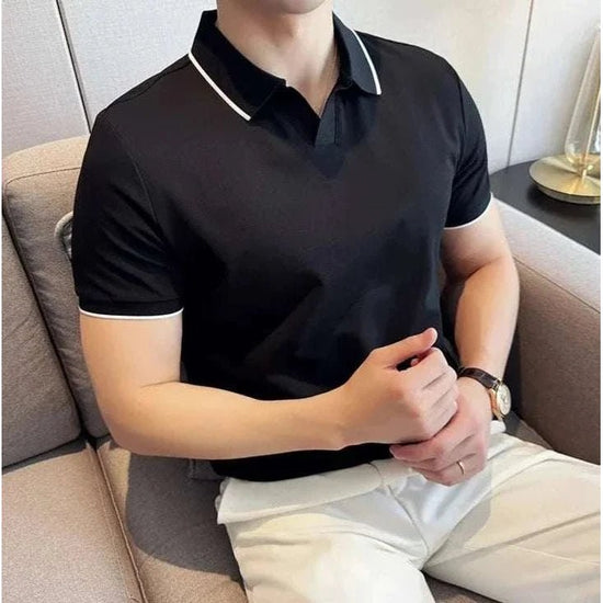 British slim-fit summer polo shirt
