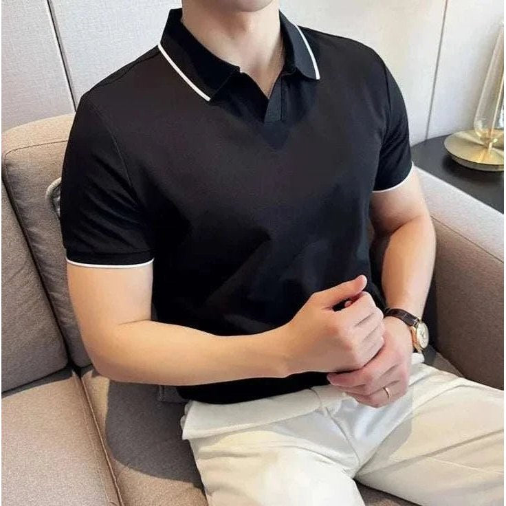 British slim-fit summer polo shirt