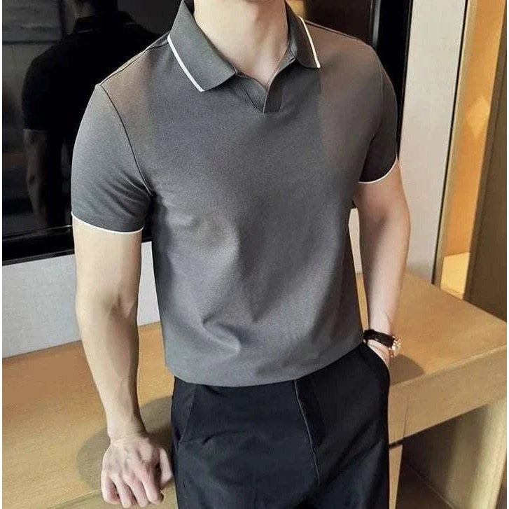 British slim-fit summer polo shirt