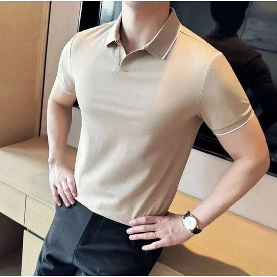 British slim-fit summer polo shirt