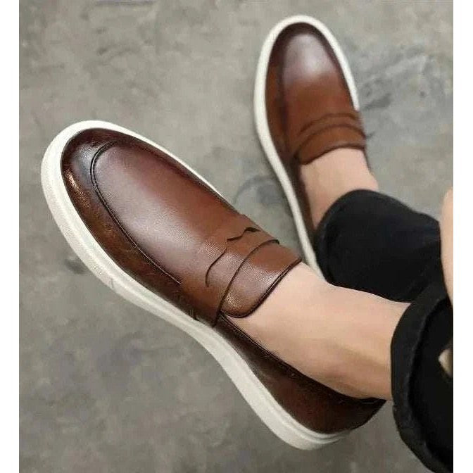 British style casual loafers