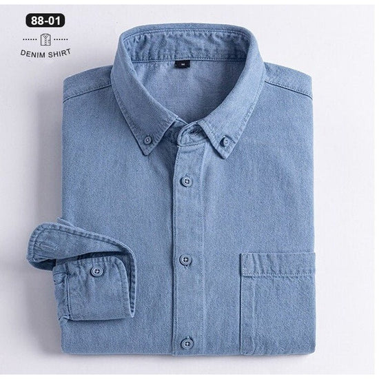 Business Casual Denim Shirt