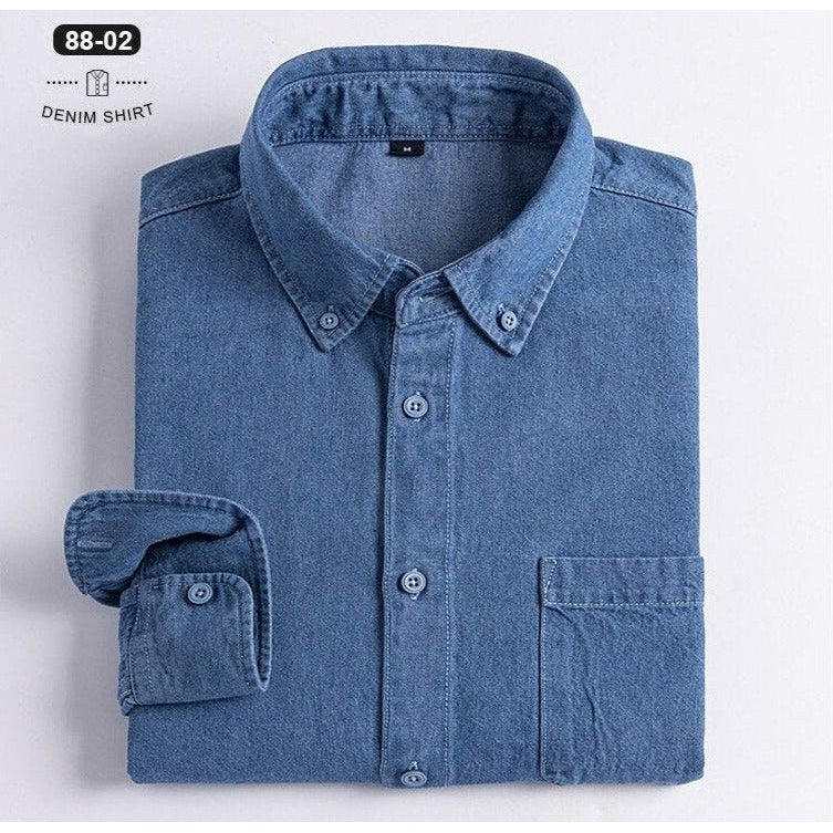 Business Casual Denim Shirt