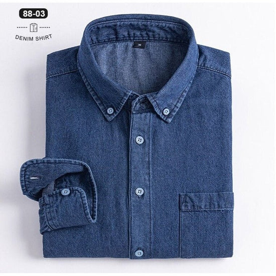 Business Casual Denim Shirt
