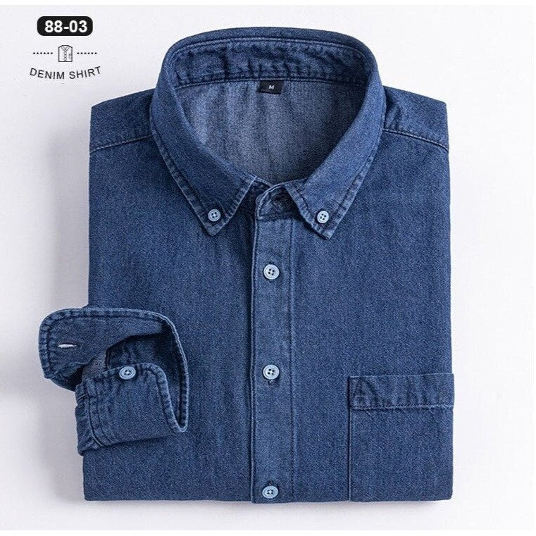 Business Casual Denim Shirt