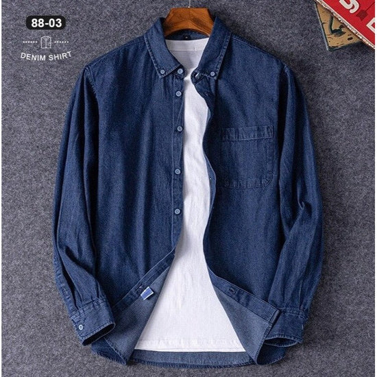 Business Casual Denim Shirt