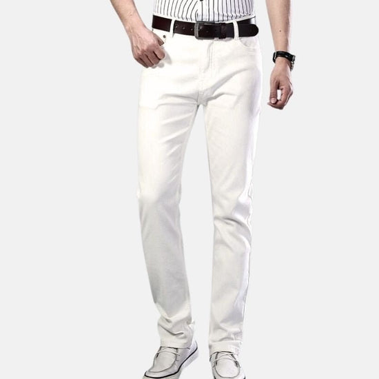 Business Casual White Jeans