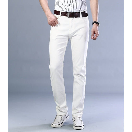 Business Casual White Jeans