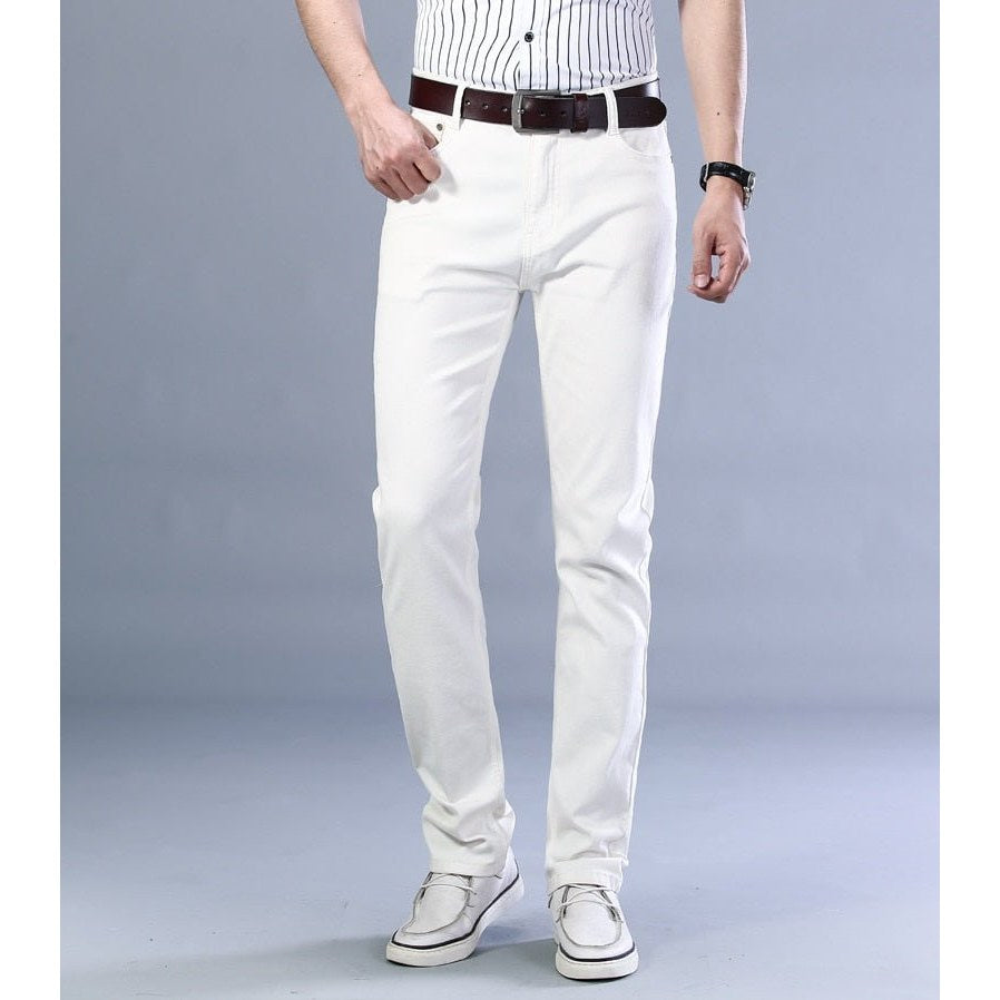 Business Casual White Jeans
