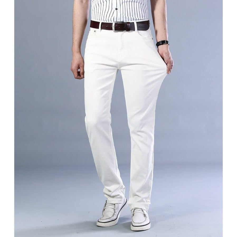 Business Casual White Jeans