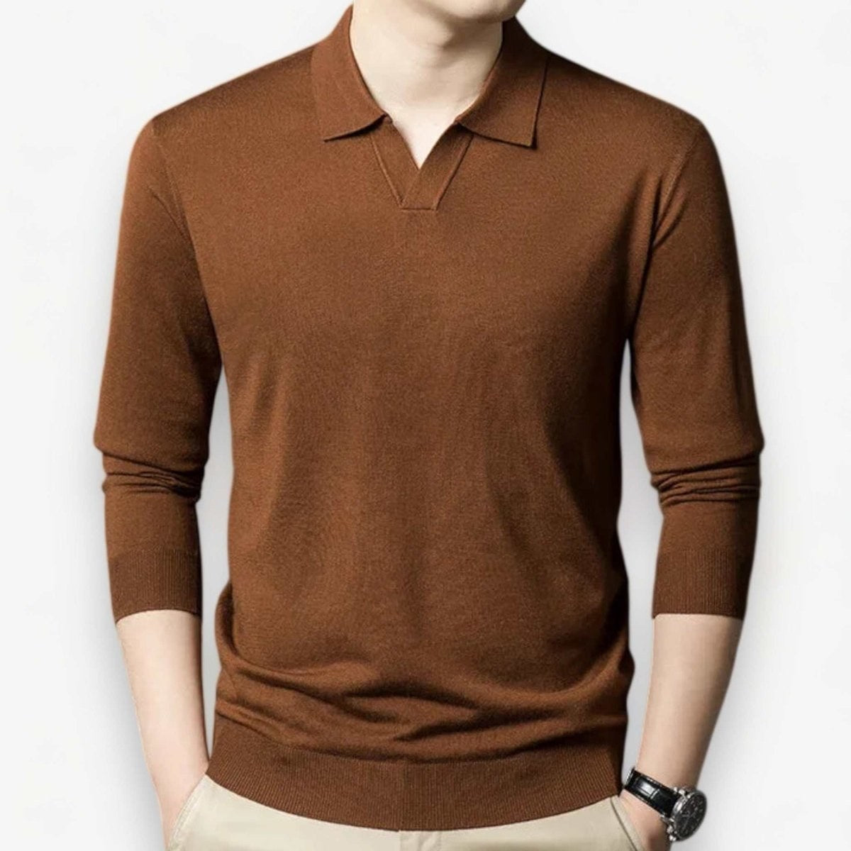 Business polo premium sweater