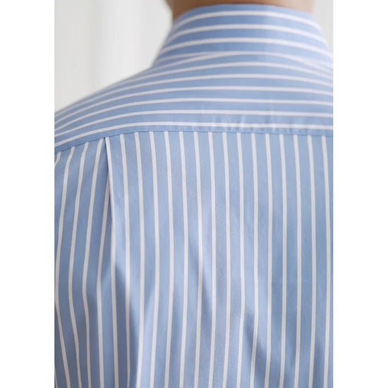 Business slim fit striped italian shirt