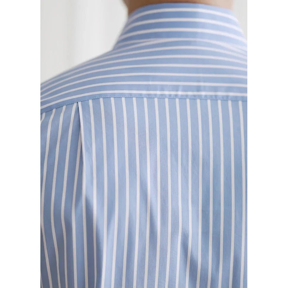 Business slim fit striped italian shirt