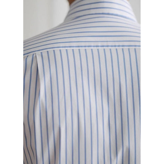Business slim fit striped italian shirt