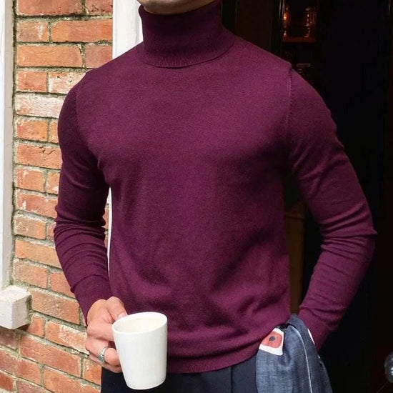 Business turtleneck sweater