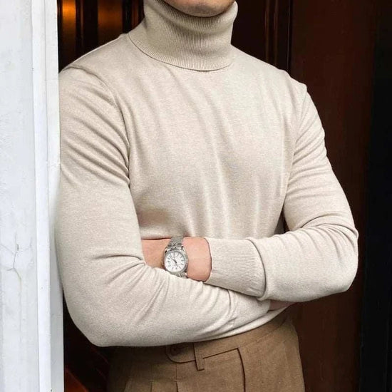 Business turtleneck sweater